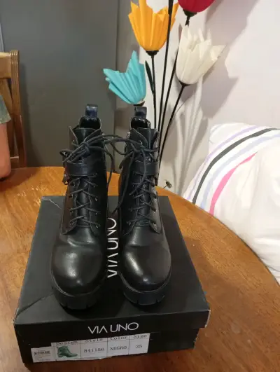 Botas negras Via Uno - miniatura 2