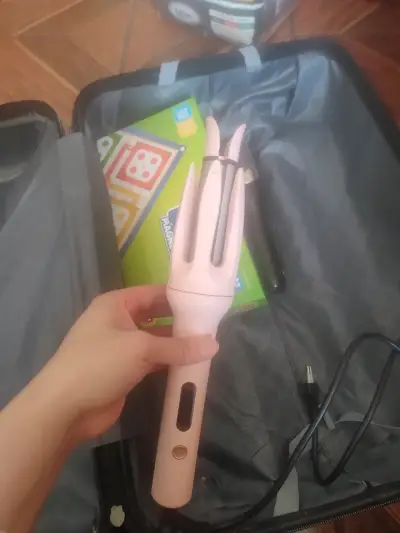 Rizador de pelo automático rosa - miniatura 1