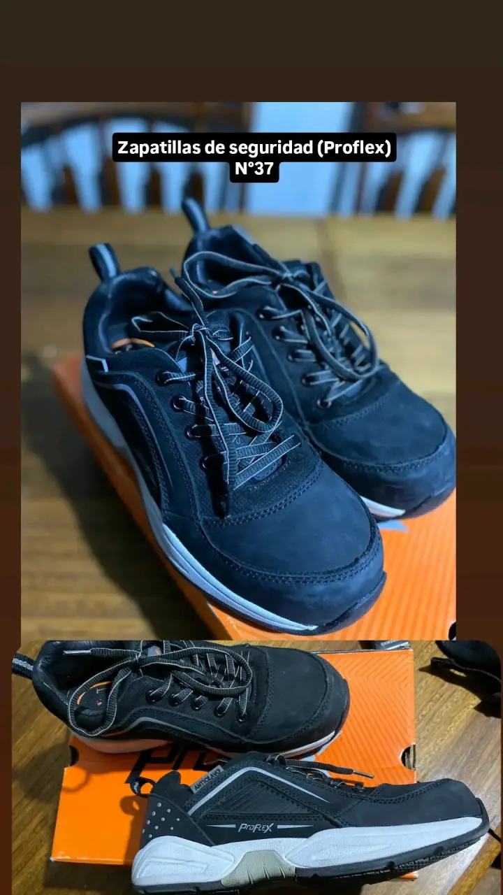 Zapatillas de seguridad negras Proflex