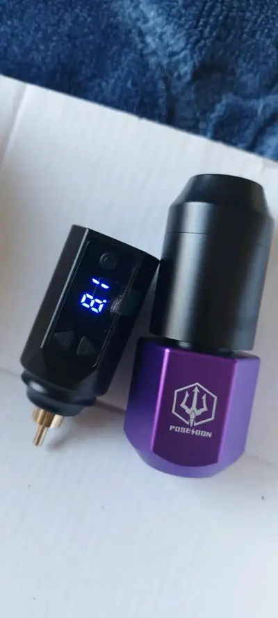 Máquina de tatuar Poseidon morada - miniatura 1