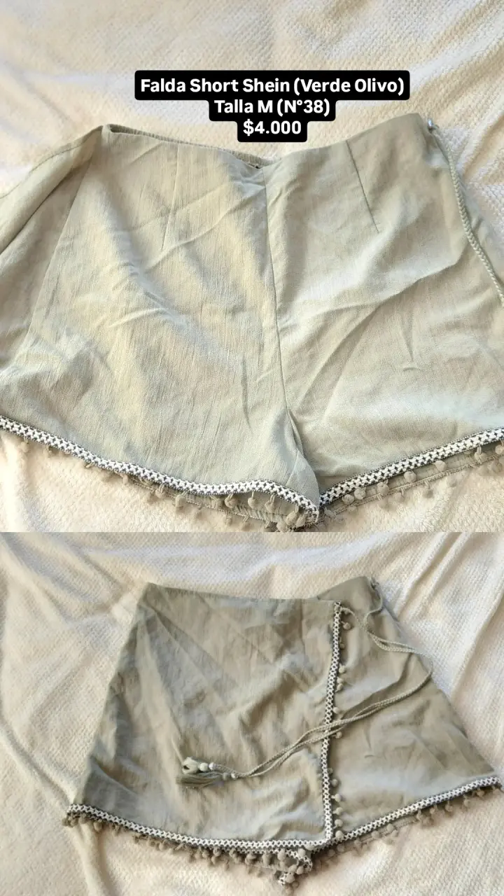 Falda Short Verde
