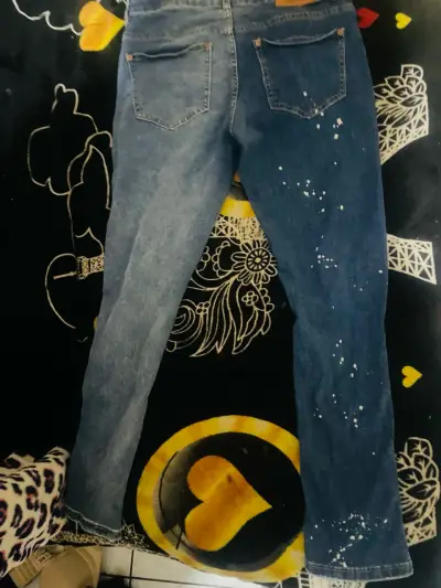 Jeans desgastados azul oscuro - miniatura 3