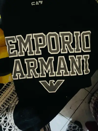 Polera negra Emporio Armani - miniatura 1