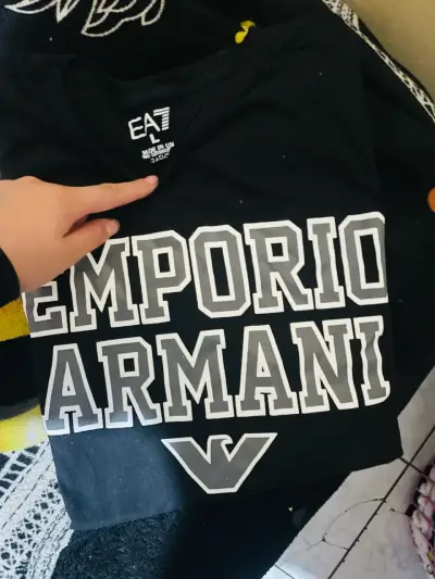 Polera negra Emporio Armani - miniatura 3