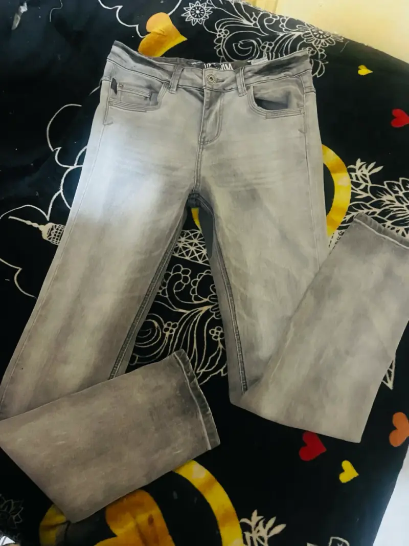 Jeans gris claro para hombre - 1