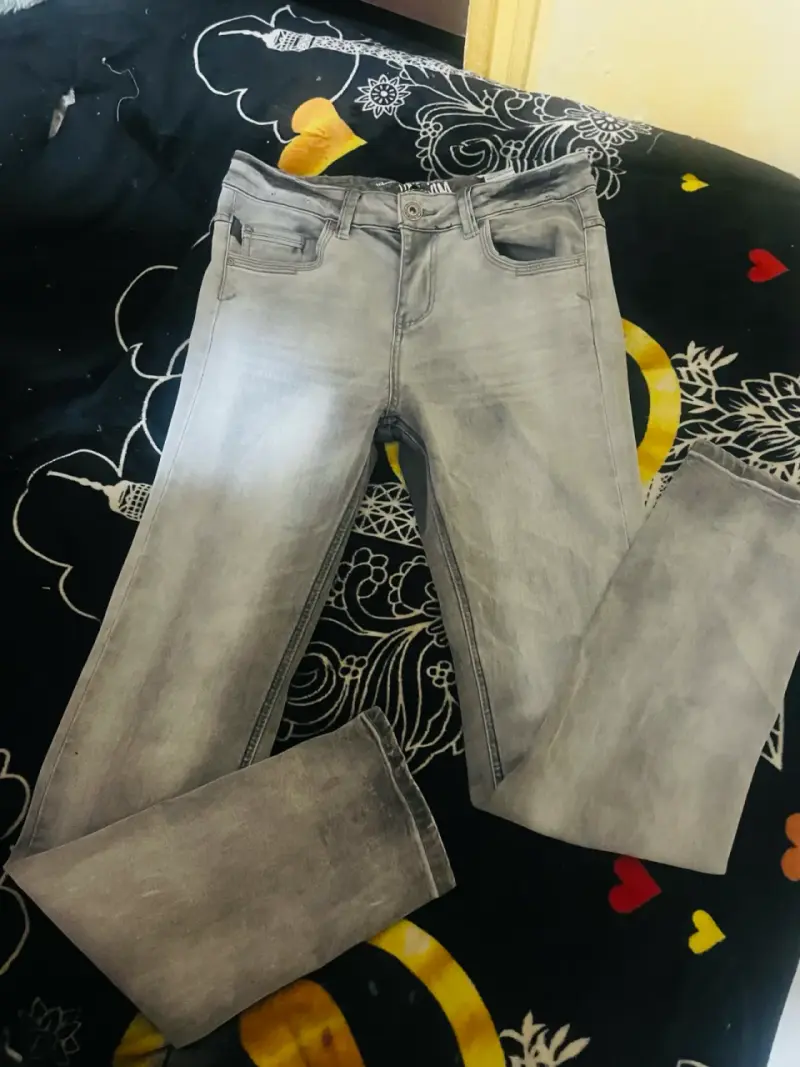 Jeans gris claro para hombre - 2