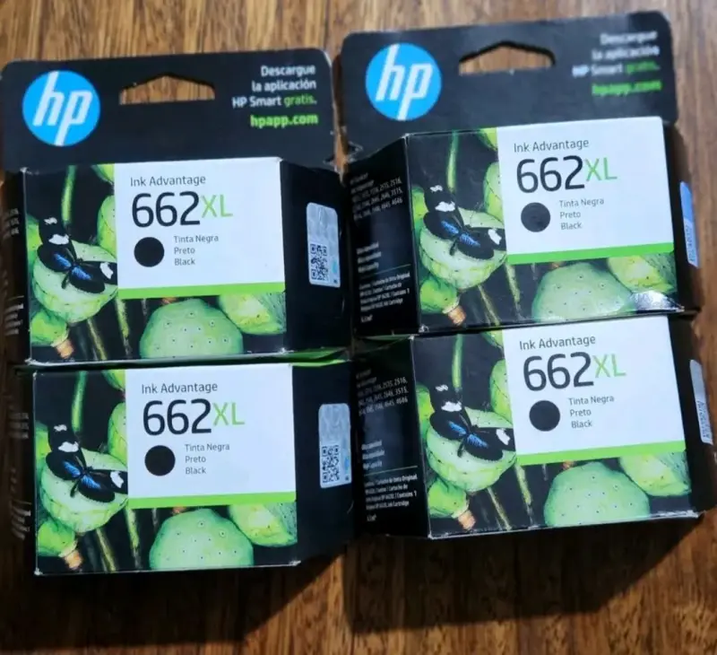 Cartuchos de tinta HP 662XL