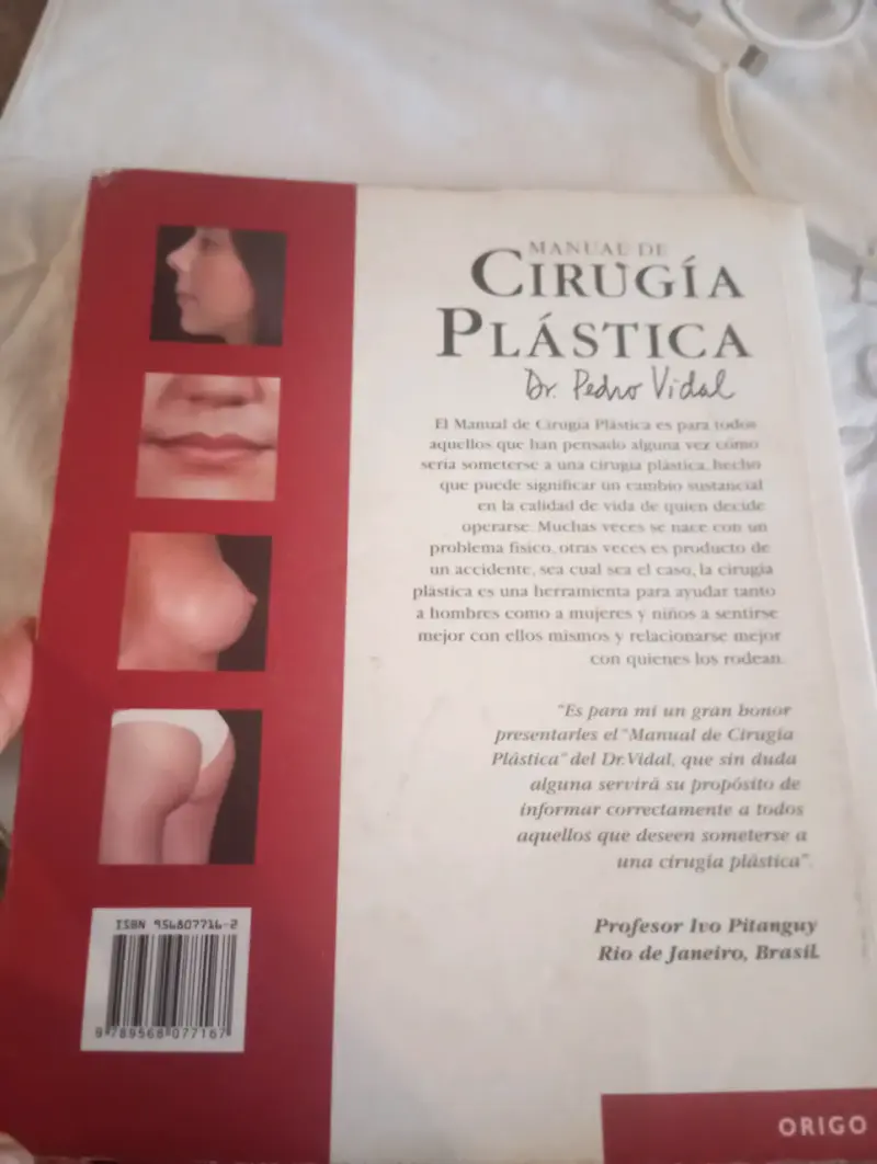 Libro Manual de Cirugía Plástica - Dr. Pedro Vidal - 2