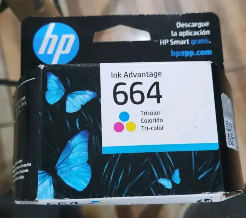 Cartucho tinta HP 664 tricolor