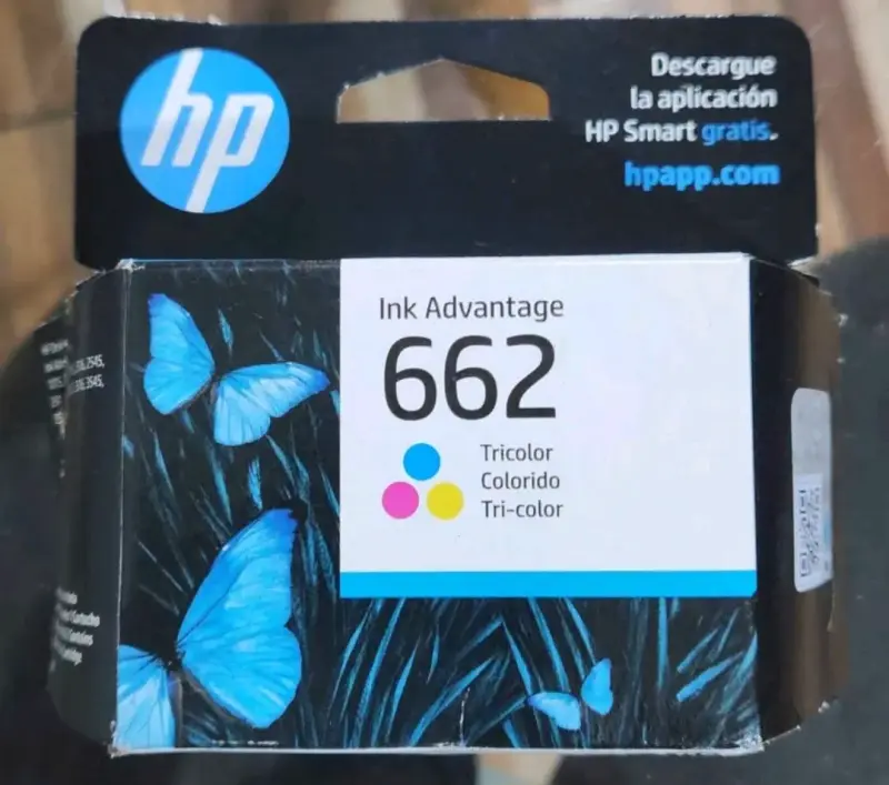 Cartucho de tinta HP 662 tricolor