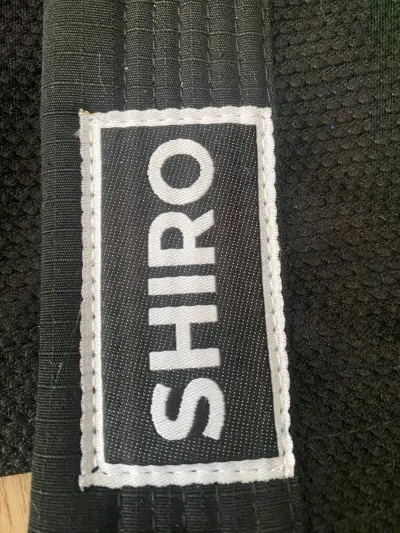 Kimono de Jiu-Jitsu negro Shiro - miniatura 3