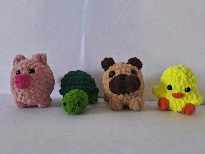 Llavero tejido de animales - 3