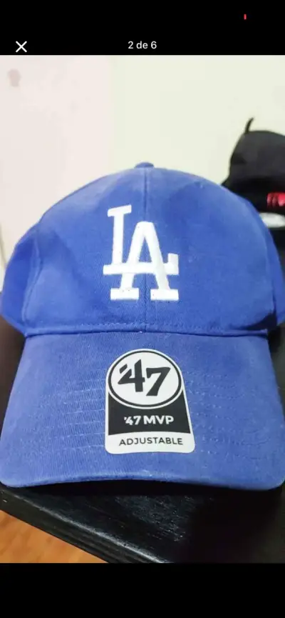 Gorra azul LA ajustable - miniatura 2