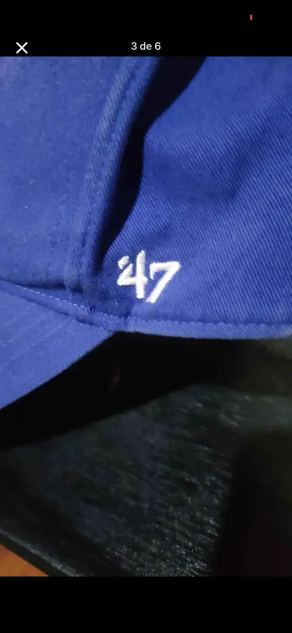 Gorra azul LA ajustable - 3