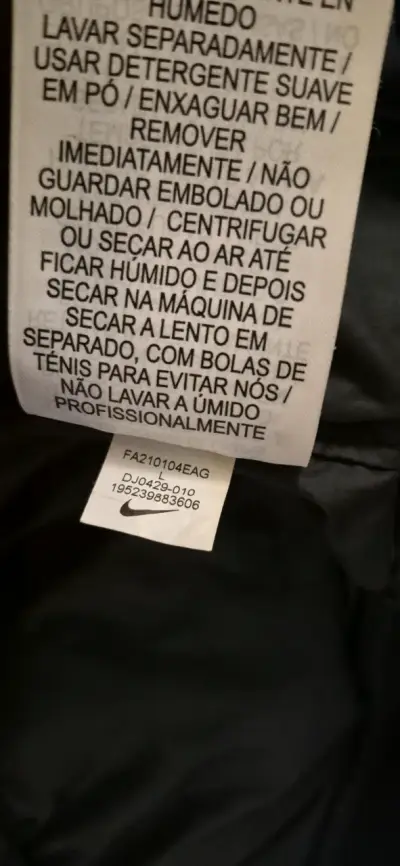 Chaqueta Nike Bomber Puffer Original Talla L - miniatura 3