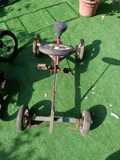Bicicleta kart triciclo niños - miniatura 2
