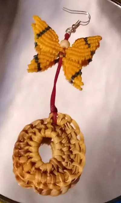 Pulsera de macramé verde neón - miniatura 6