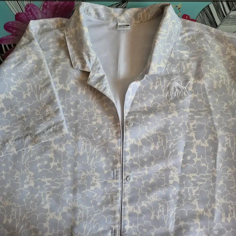 Camisa de flores Puma blanca - 1