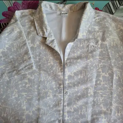 Camisa de flores Puma blanca - miniatura 1
