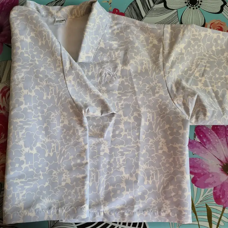 Camisa de flores Puma blanca - 4