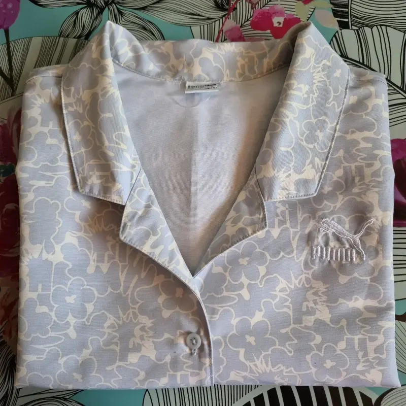 Camisa de flores Puma blanca - 5