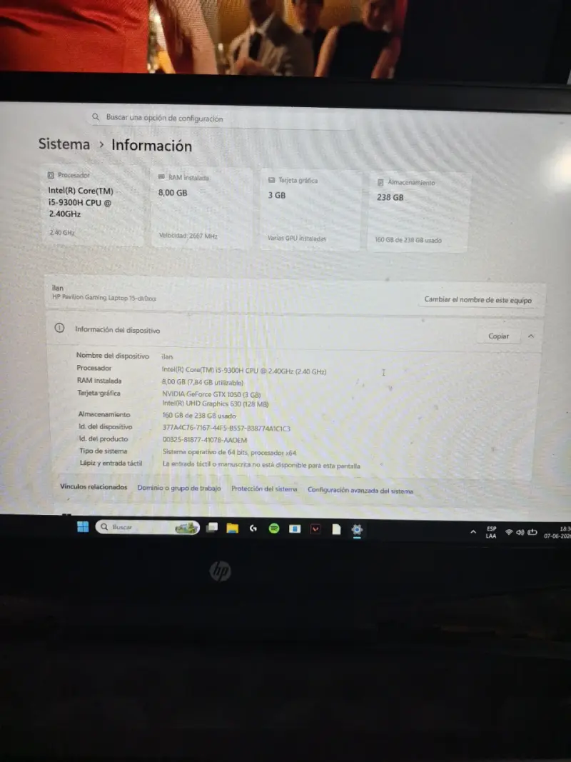 Laptop HP Pavilion Gaming - 6