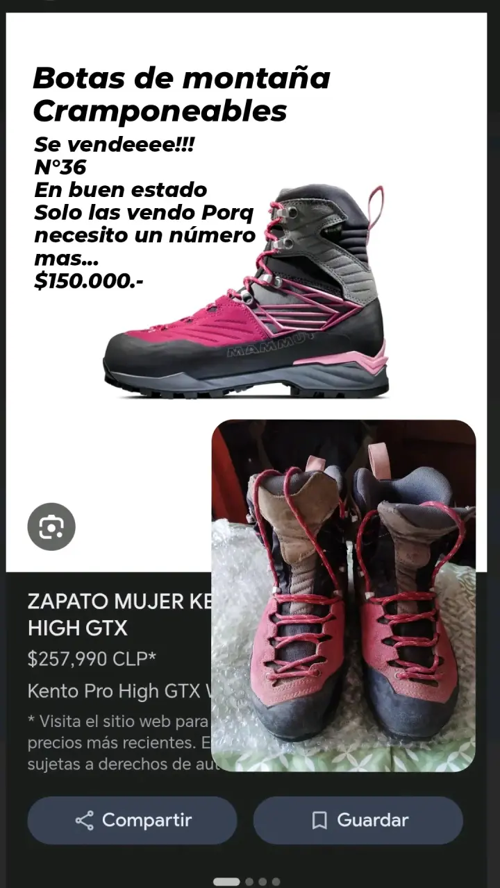 Botas de montaña cramponables - 1