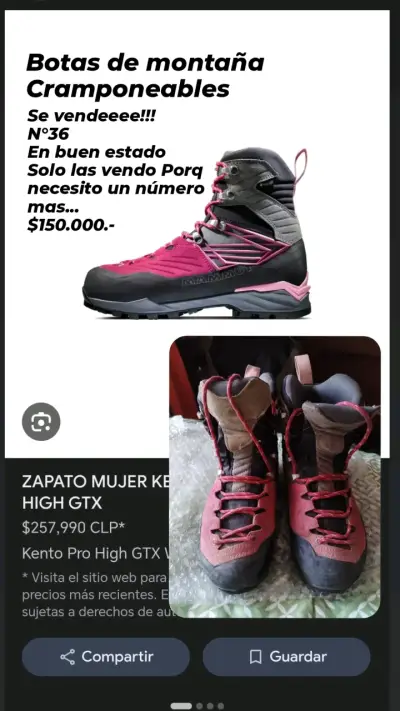 Botas de montaña cramponables - miniatura 1