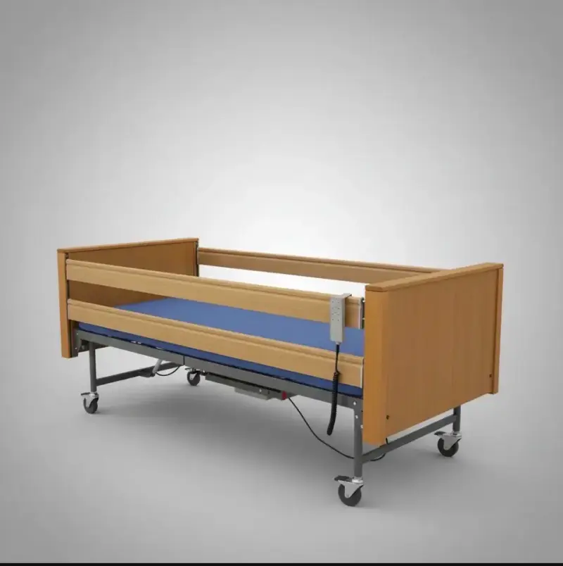 Cama clínica ajustable de madera - 3
