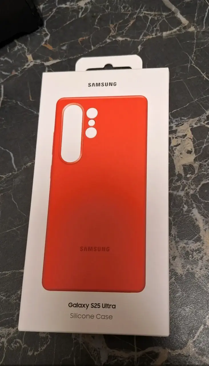 Funda silicona roja Galaxy S25 Ultra - 2