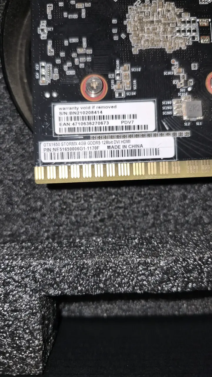 GTX1650 STORMX 4GB GDDR5 - 4