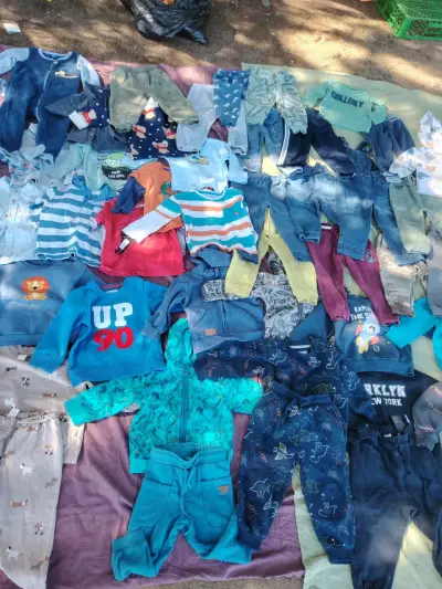 Chaqueta infantil azul con forro - miniatura 5