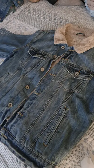 Chaqueta de mezclilla con forro - miniatura 1