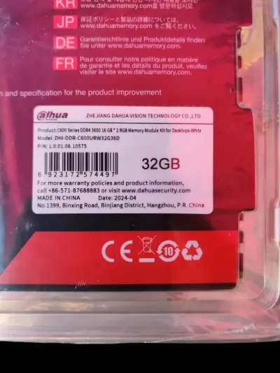 Memoria RAM DDR4 32GB(2X16GB) RGB MHZ 3600 - miniatura 3