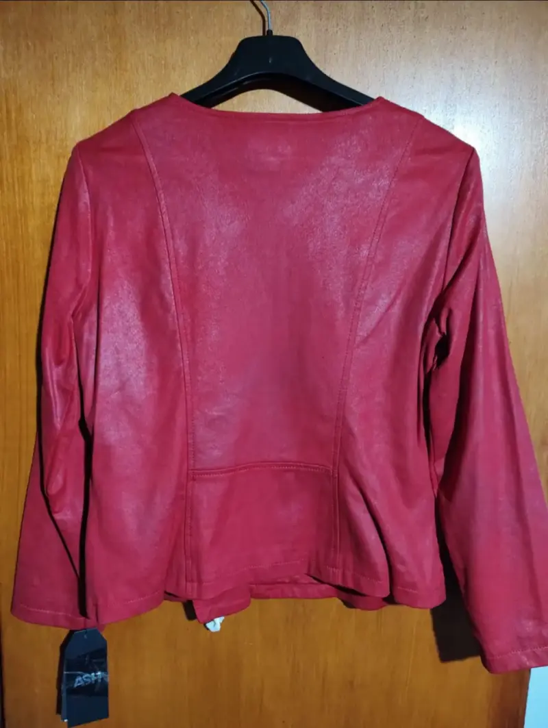 Chaqueta de cuero roja - 2