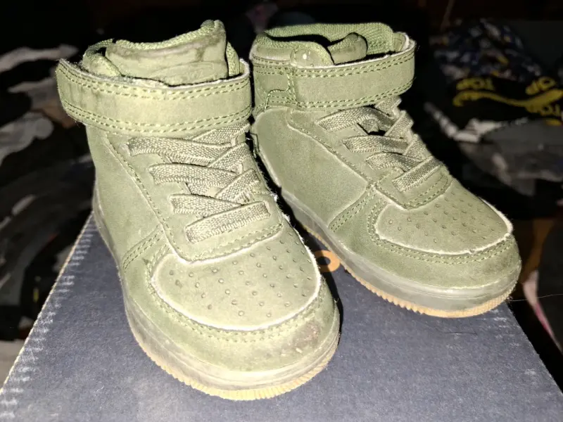 Botines de niño color verde - 3