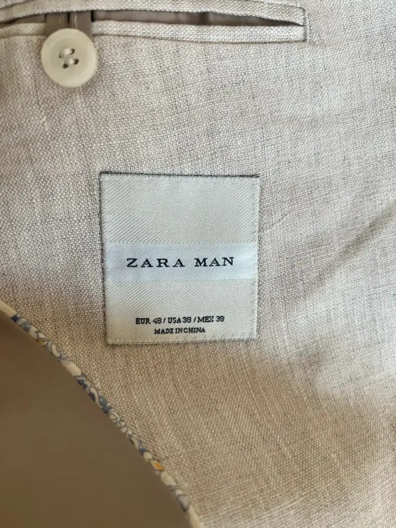 TRAJE 100% LINO - Zara Man - 2