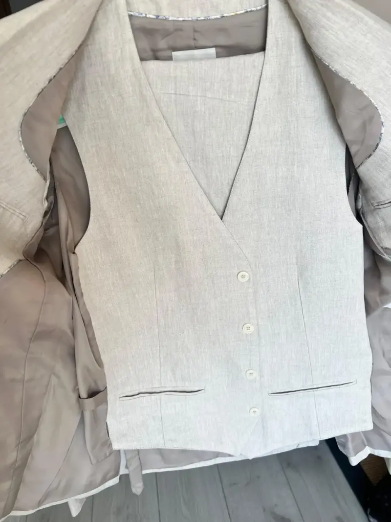 TRAJE 100% LINO - Zara Man - 4