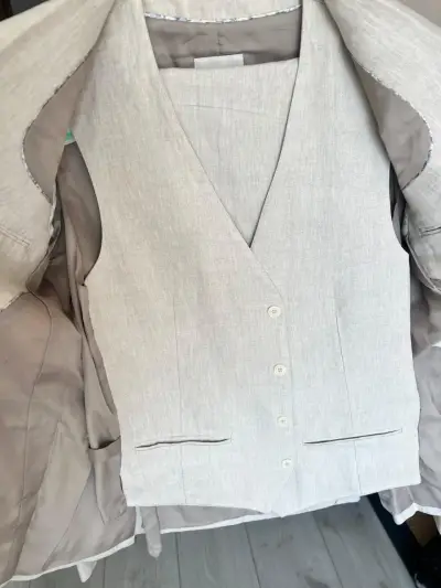 TRAJE 100% LINO - Zara Man - miniatura 4