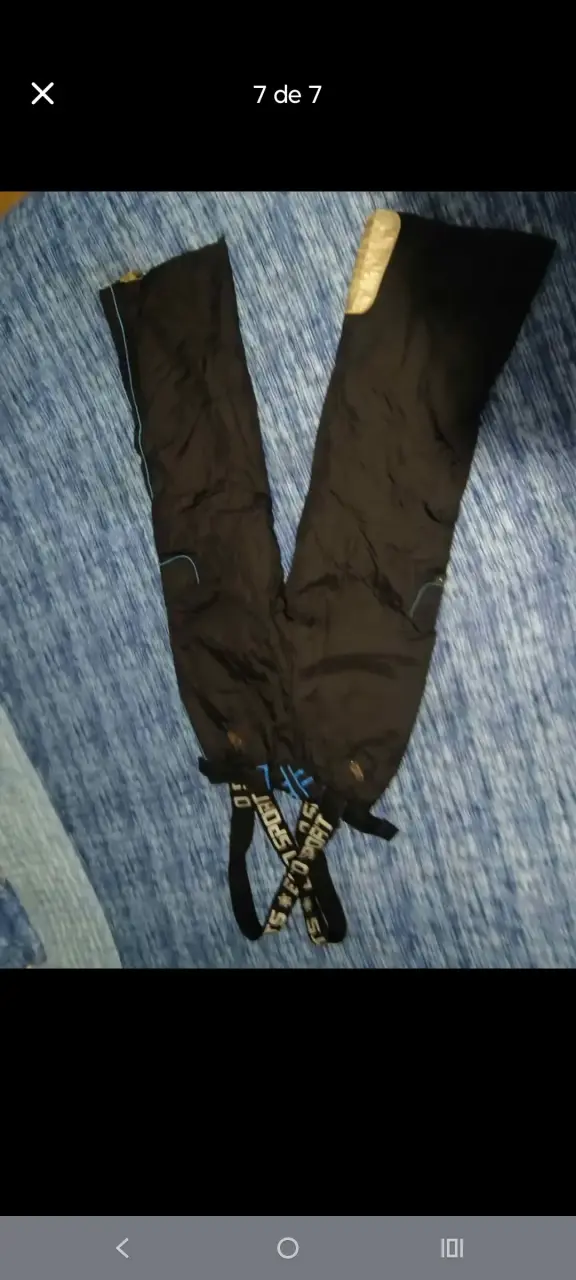 Pantalón negro Ecosnow con tirantes - 3