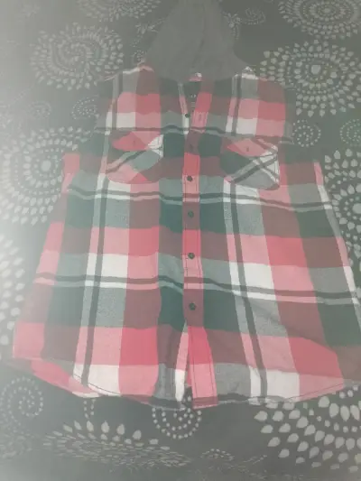 Camisa de franela con capucha - miniatura 1