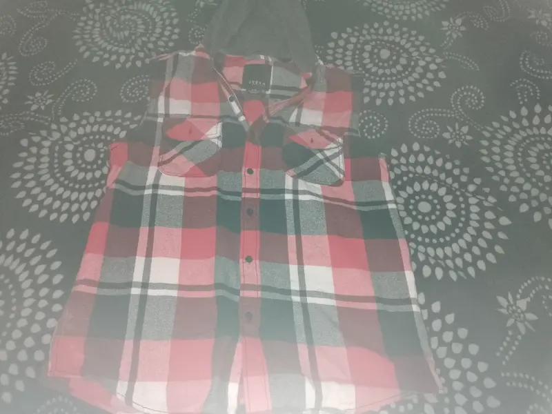 Camisa de franela con capucha - 3