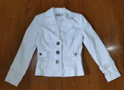 Blazer blanco con botones - miniatura 2