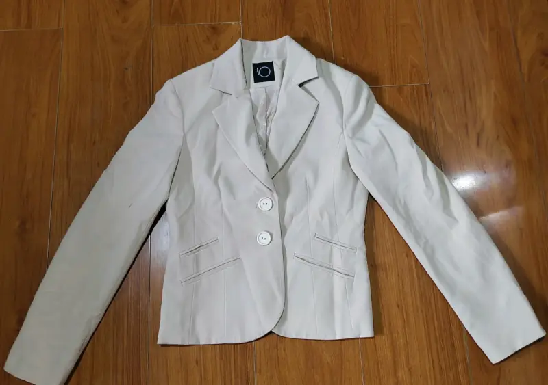 Blazer beige elegante - 1