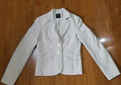 Blazer beige elegante - miniatura 1