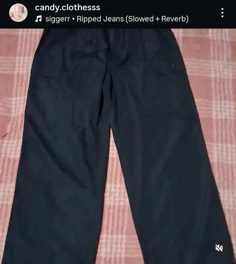 Pantalón negro estilo casual