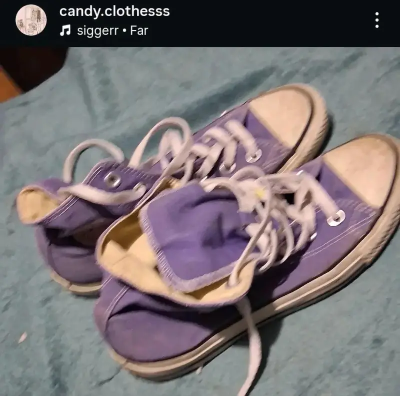 Zapatillas Converse moradas
