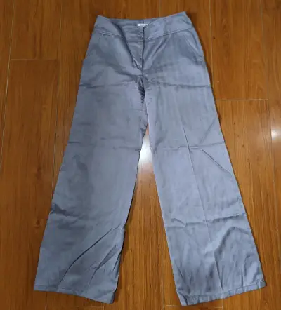 Pantalones gris amplio - miniatura 1