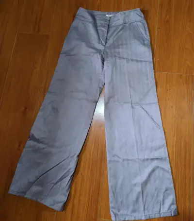 Pantalones gris amplio - miniatura 2