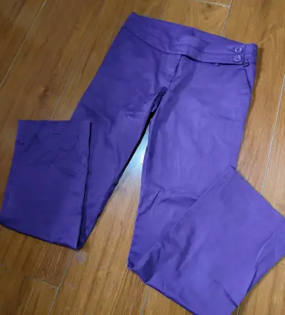 Pantalones morados casuales - miniatura 1